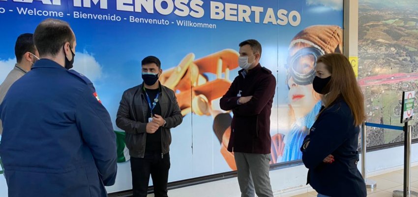 Chapecó reforça medidas sanitárias no aeroporto
