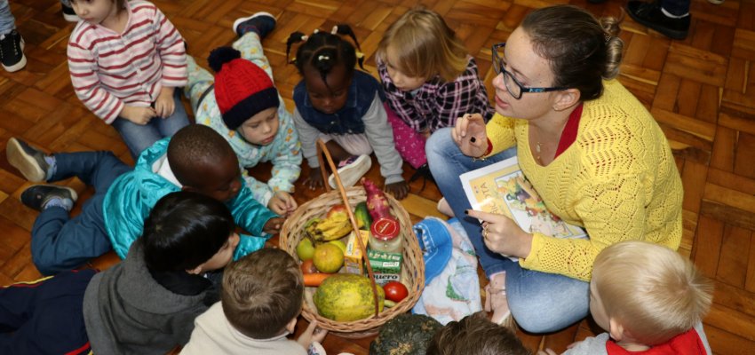Projeto de alimentação saudável é desenvolvido no CEIM Pequenos Heróis