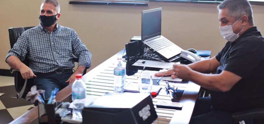 Secret&aacute;rio de Estado da Agricultura faz visita oficial ao prefeito