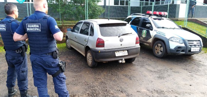 Guarda Municipal e Agentes de Tr&acirc;nsito localizam ve&iacute;culos furtados