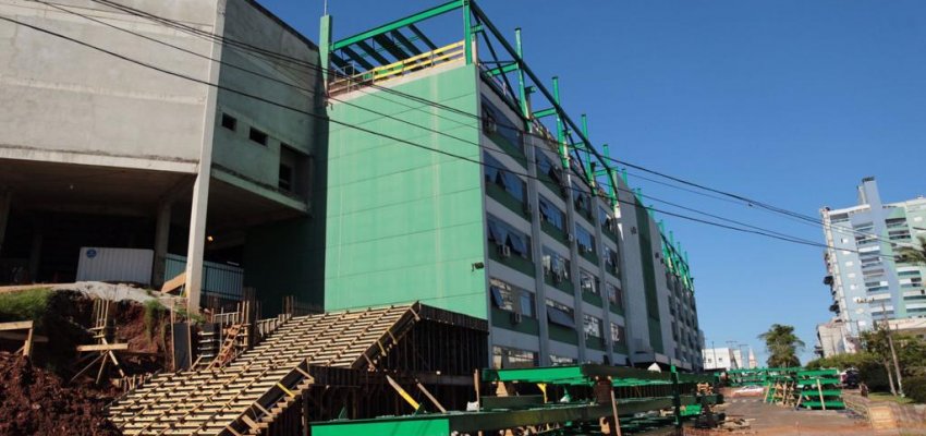 Obras da Arena Condá estão 20% concluídas