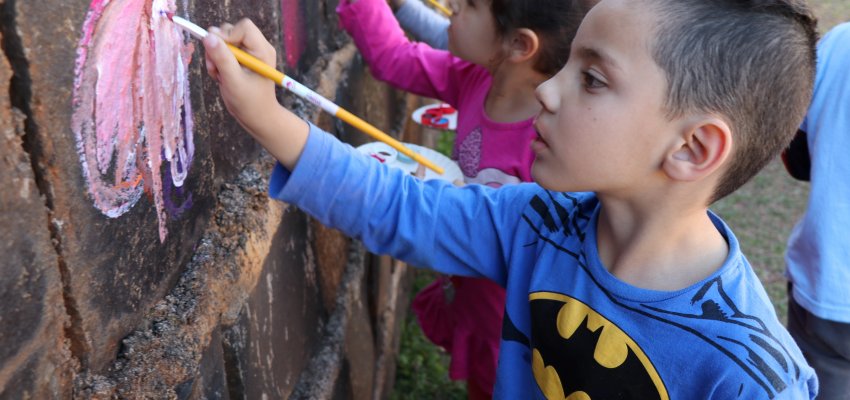 Alunos viram artistas no CEIM
