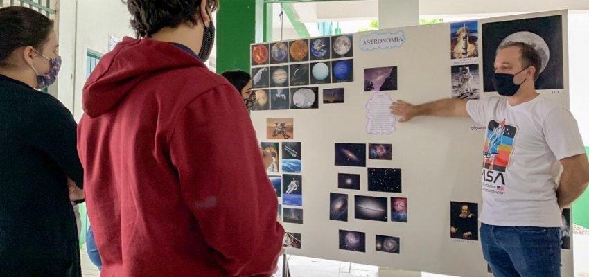 Estudantes recebem preparação para a 24º Olimpíada Brasileira de Astronomia Astronáutica
