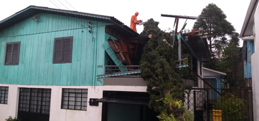 Vendaval em Chapecó - Boletim 01/07/2020 (11hs)