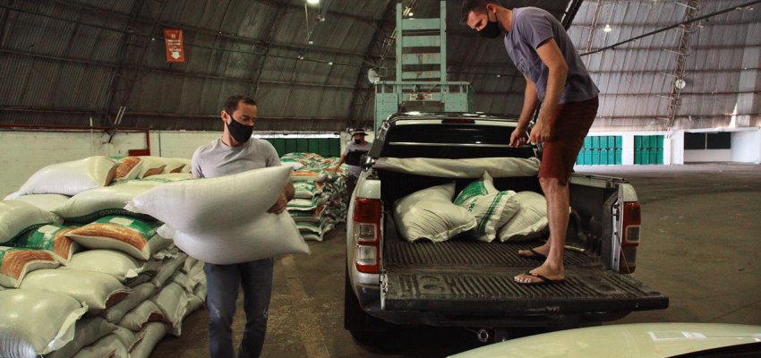 Seguem inscrições para distribuição gratuita de aveia