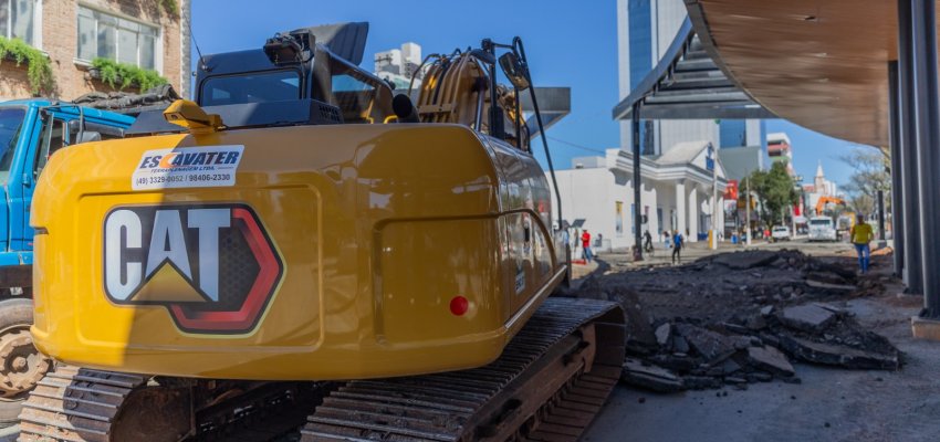 Avenida Getúlio Vargas segue interditada parcialmente para obras do Boulevard