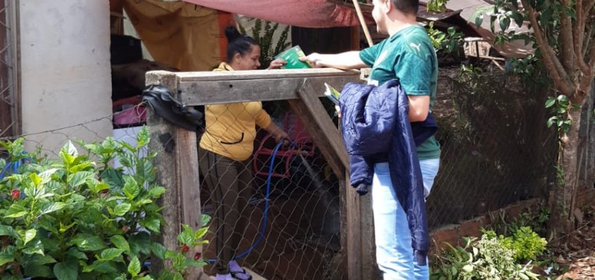 Superintend&ecirc;ncia do Bormann faz a&ccedil;&atilde;o contra a dengue de casa em casa