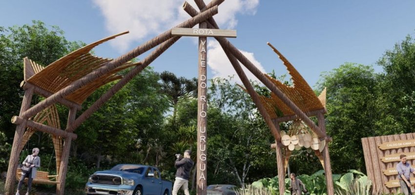 Prefeitura recebe projeto de pórtico para acesso da Trilha do Pitoco