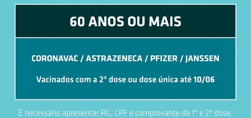Chapecó abre agendamento de doses de reforço contra a Covid