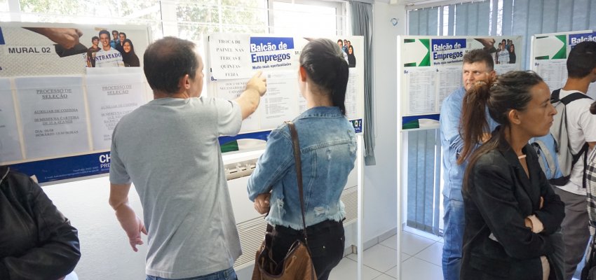 Boletim semanal de vagas e entrevistas do Balcão de Empregos