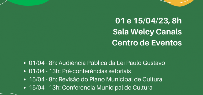 Funda&ccedil;&atilde;o Cultural de Chapec&oacute; anuncia o Cultura em Debate