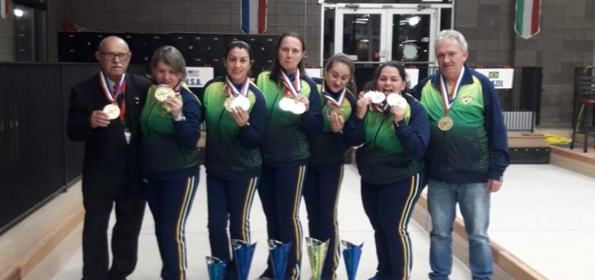 Brasil conquista o bi pan-americano de bocha