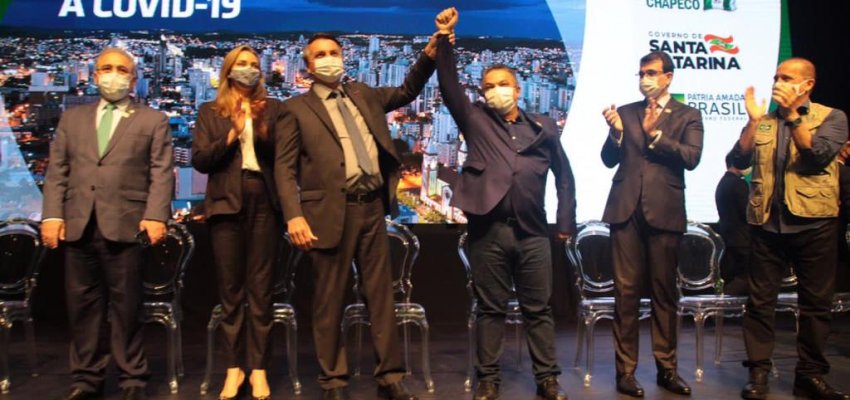 Presidente Bolsonaro visitará obras da Arena Condá