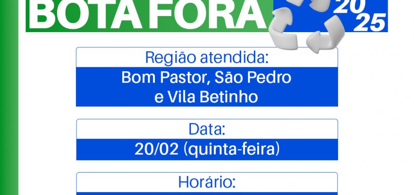 Prefeitura de Chapec&oacute; realiza o Bota Fora em dois dias seguidos