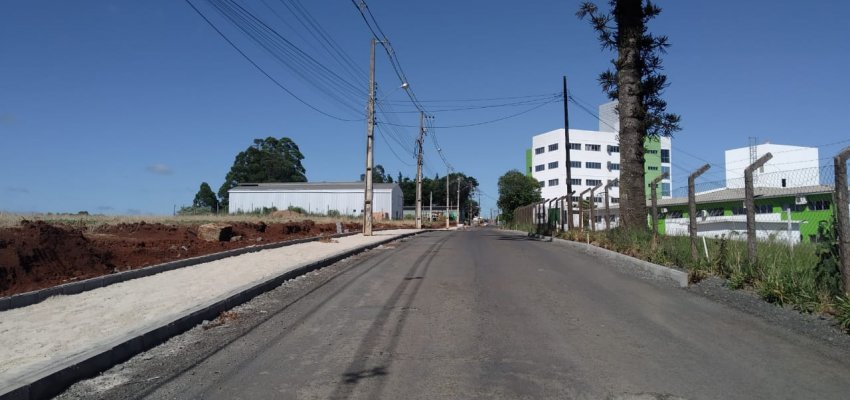 Em dois anos mais de 70km foram pavimentados em Chapecó