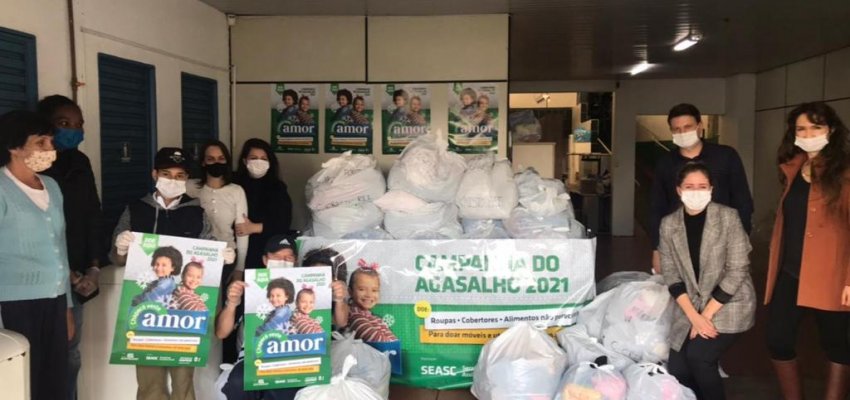 Campanha do Agasalho arrecadou 42 mil peças e beneficiou duas mil famílias