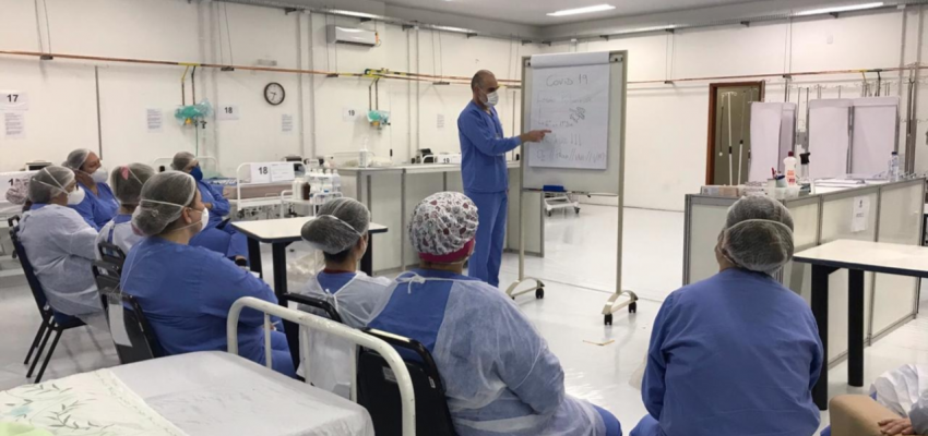 Equipes de Saúde do CAAC fazem aprimoramento nos cuidados de pacientes