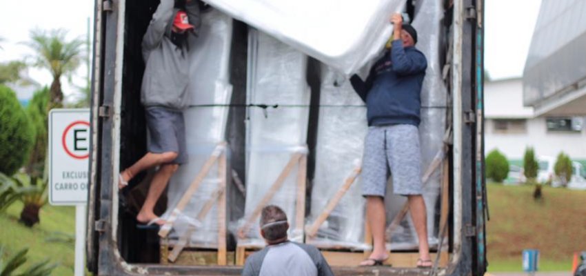 Chegam 50 camas hospitalares para o Centro de Eventos