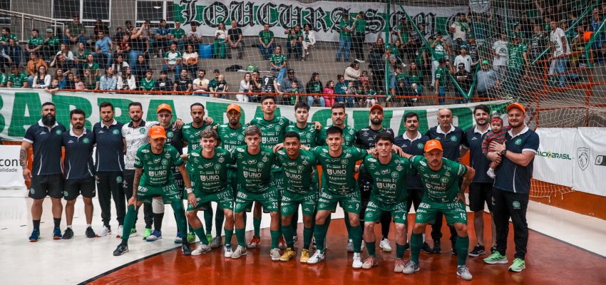 Prefeitura de Chapec&oacute;/Chapecoense Futsal/Unochapec&oacute; joga pela S&eacute;rie Ouro