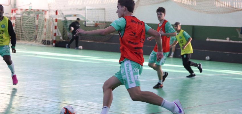 Chapecoense Futsal treina forte para desafio pela Copa SC