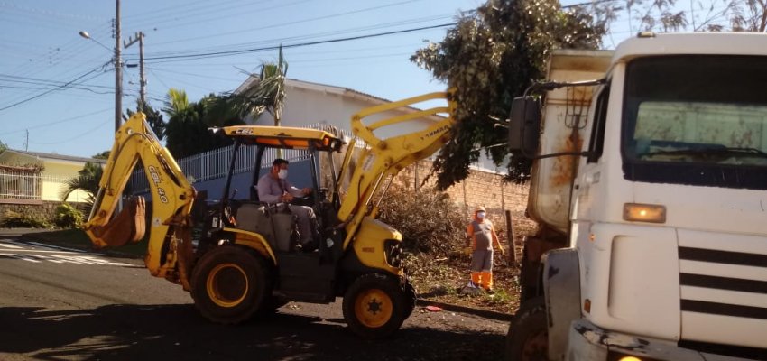 Cronograma semanal de ações de infraestrutura nos Bairros, Interior e Escolas do Município