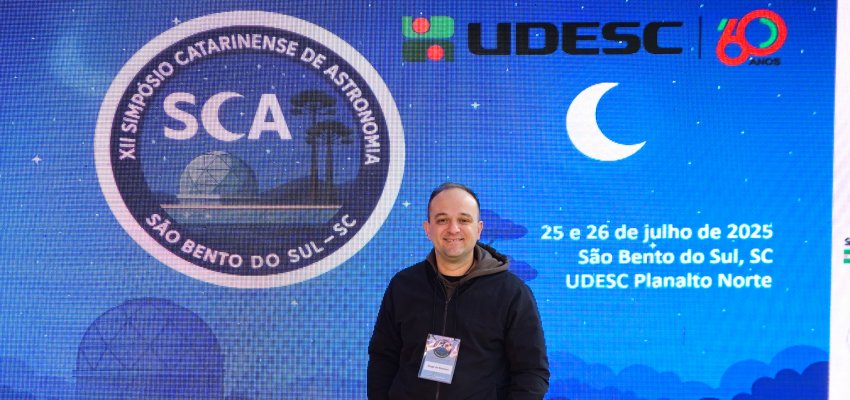 Secretaria de Educa&ccedil;&atilde;o apresenta Clube de Astronomia em Simp&oacute;sio Catarinense