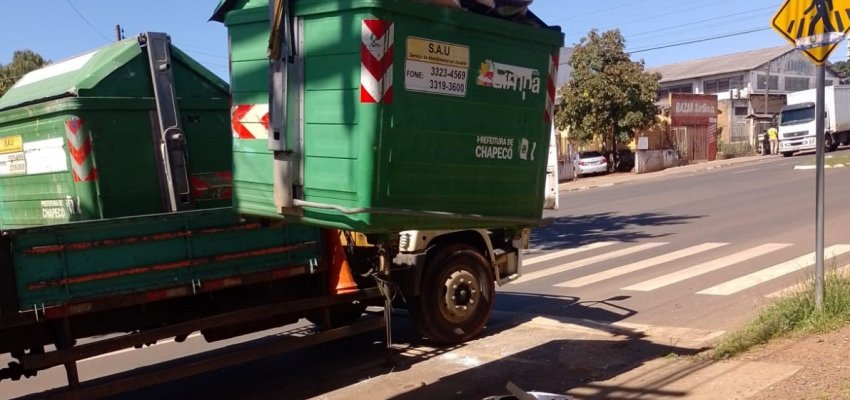 Coleta de lixo deixa de ser automatizada em trecho da rua Marechal Deodoro
