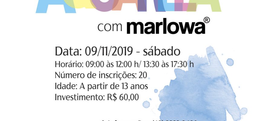 Escola de Artes oferece Oficina de Aquarela