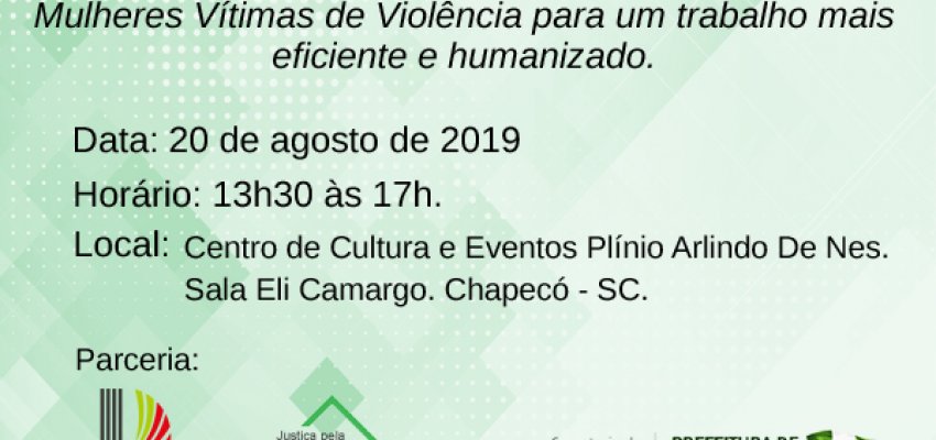 Semana pela paz em casa capacita profissionais no atendimento as mulheres 