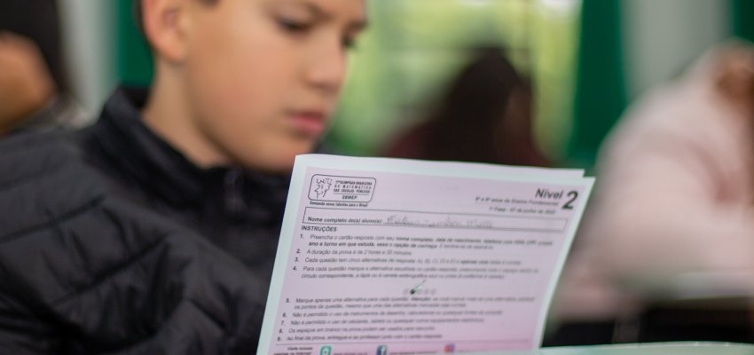 2&ordf; FASE DA OBMEP OCORREU NESSE FINAL DE SEMANA