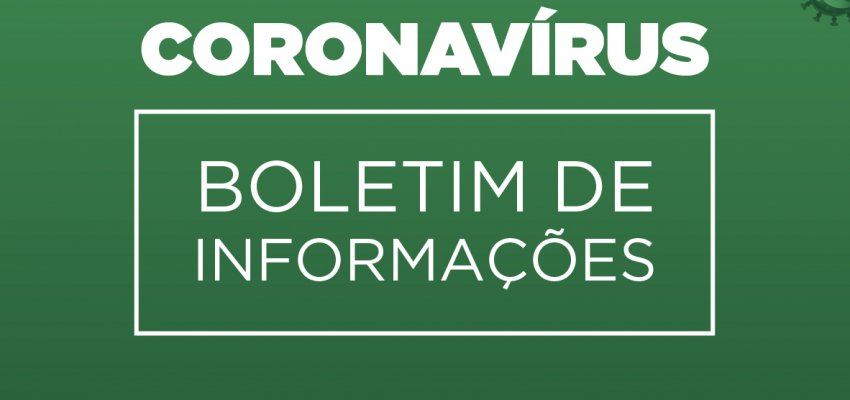Boletim 02/04/2020 - 24 descartados, 19 suspeitos, 5 confirmados