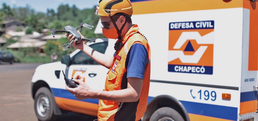 Defesa Civil faz levantamento de pontos de risco em Chapec&oacute;