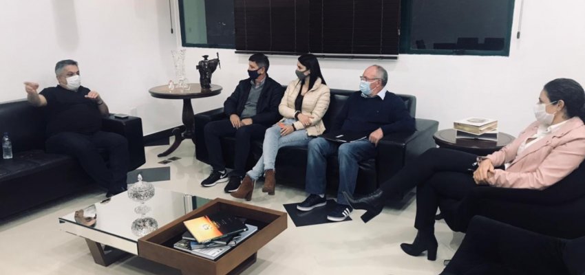 Deputada Marlene Fengler visita o prefeito João Rodrigues