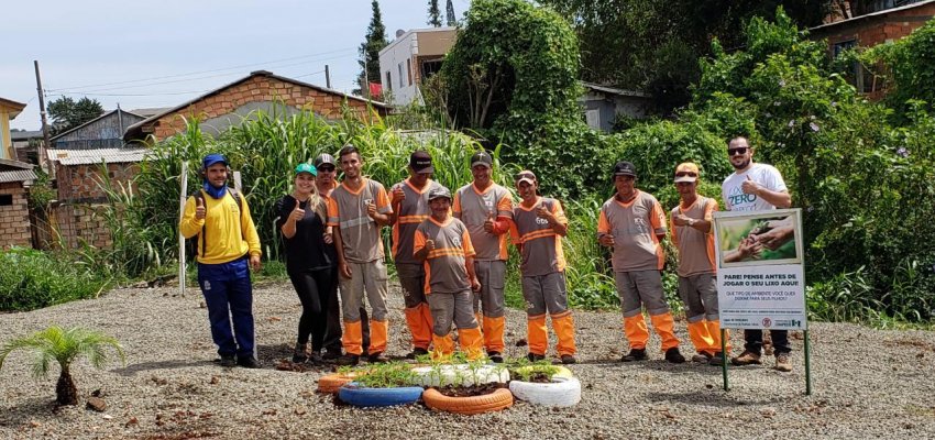 Menos lixo, mais vida! Prefeitura e Comunidade recuperam área degradada no bairro São Pedro  