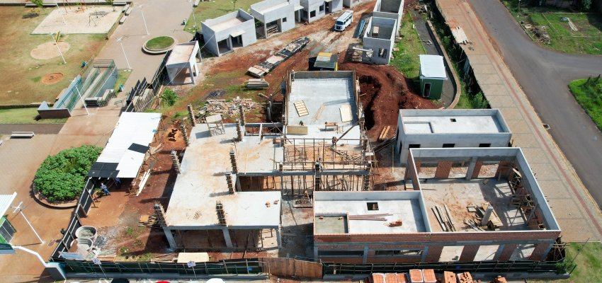 Nova estrutura da Chapec&oacute; Crian&ccedil;a est&aacute; ganhando forma