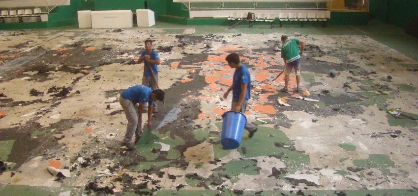 Gin&aacute;sio Ivo Silveira recebe melhorias