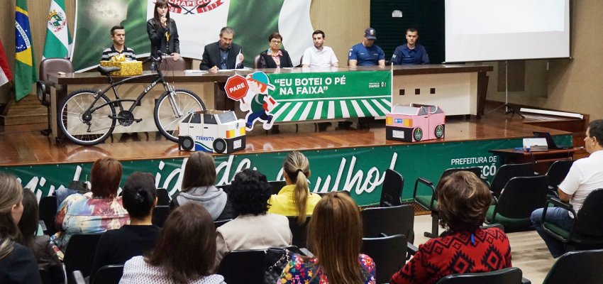Lançada a Semana Nacional do Trânsito em Chapecó