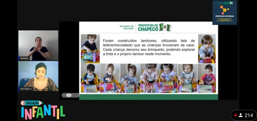 Secretaria de Educação compartilha experiências exitosas das aulas on line