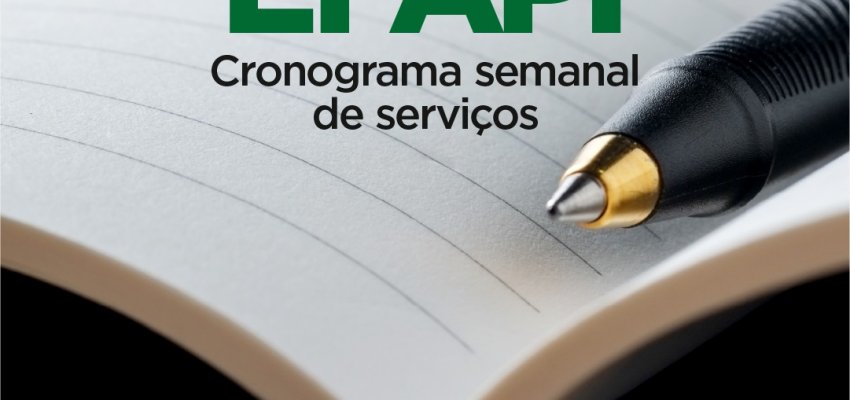 Superintendência da Grande Efapi divulga cronograma de serviços