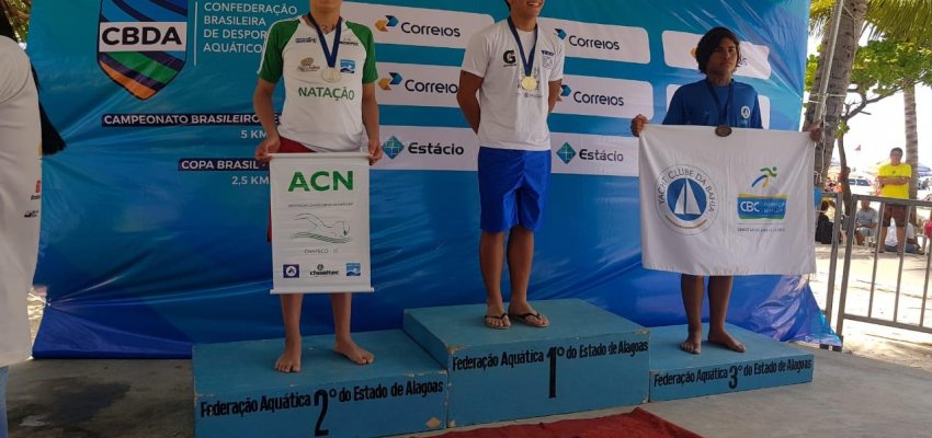Nadador Chapecoense &eacute; prata na Copa do Brasil em Alagoas