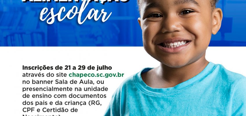 Iniciam inscri&ccedil;&otilde;es para kit de alimenta&ccedil;&atilde;o escolar 