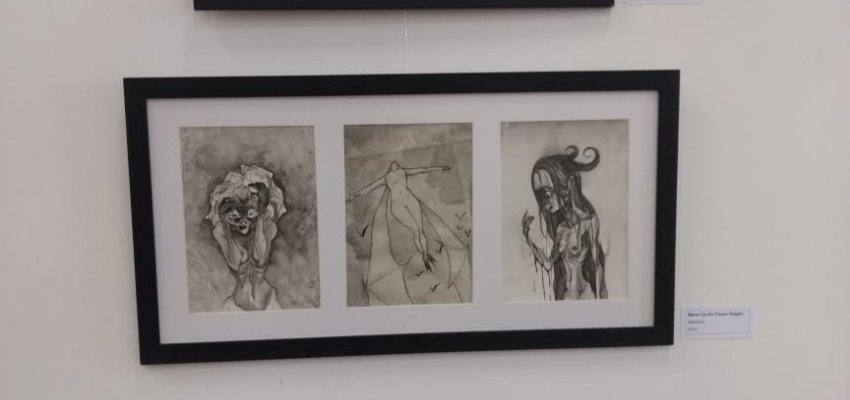 Escola de Artes realiza oficina de desenho ao ar livre