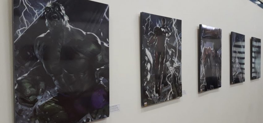 Escola de Artes realiza exposição de ilustrações