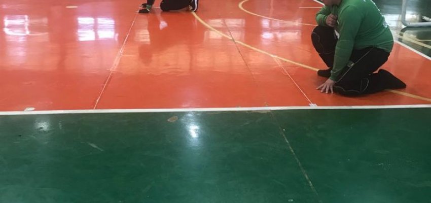 Parceria da Adevosc com Fundação de Esporte reativa Goalball em Chapecó