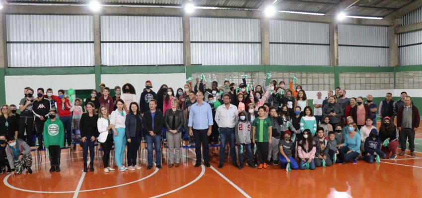 Inauguradas obras na EBM Fedelino Machado dos Santos