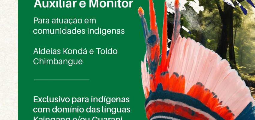 Prefeitura de Chapec&oacute; lan&ccedil;a processo seletivo para atuar em comunidades ind&iacute;genas