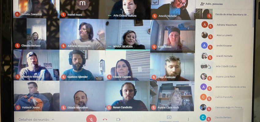 Covid-19: Professores da &aacute;rea cultura recebem capacita&ccedil;&atilde;o