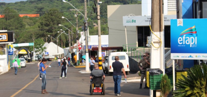 Acessibilidade é um ponto positivo para visitantes da Efapi 2017