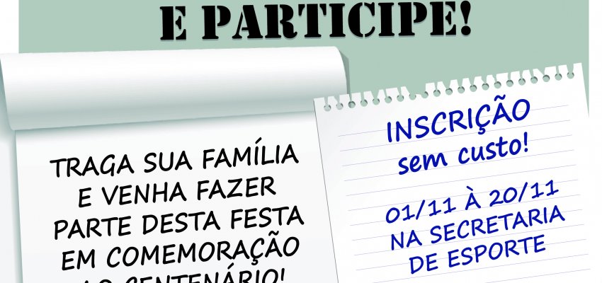 Gincana do Centen&aacute;rio de Chapec&oacute;