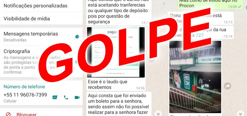 Procon de Chapecó alerta para golpe
